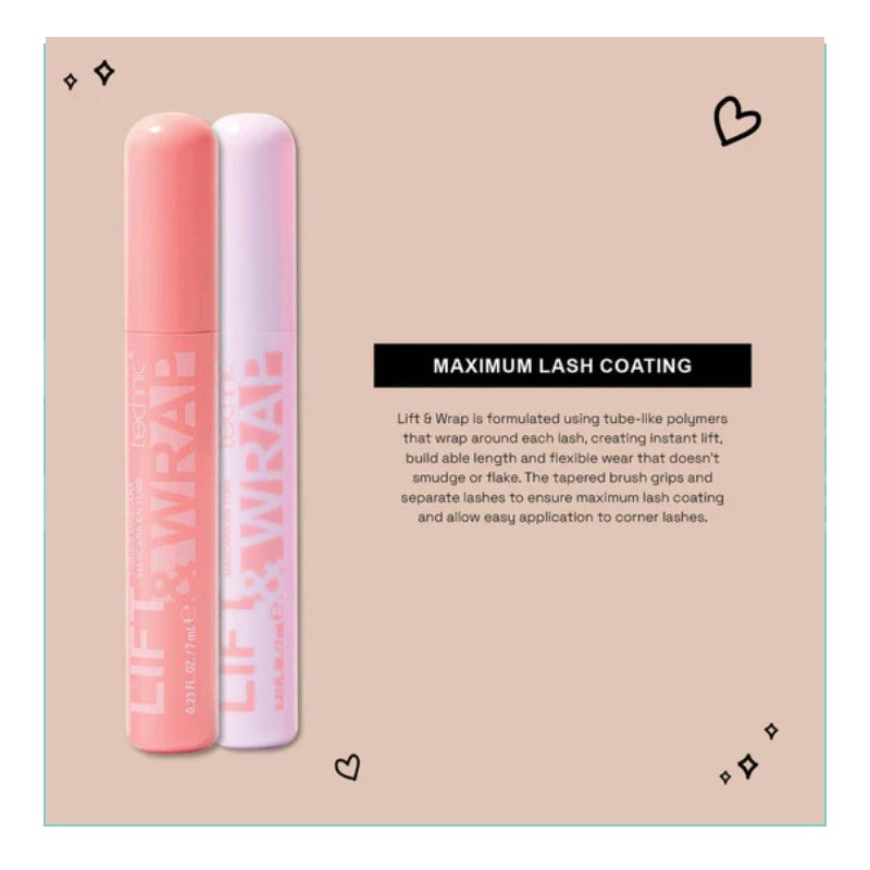 TECHNIC LIFT & WRAP TUBING MASCARA - BROWN - Beauty Bar