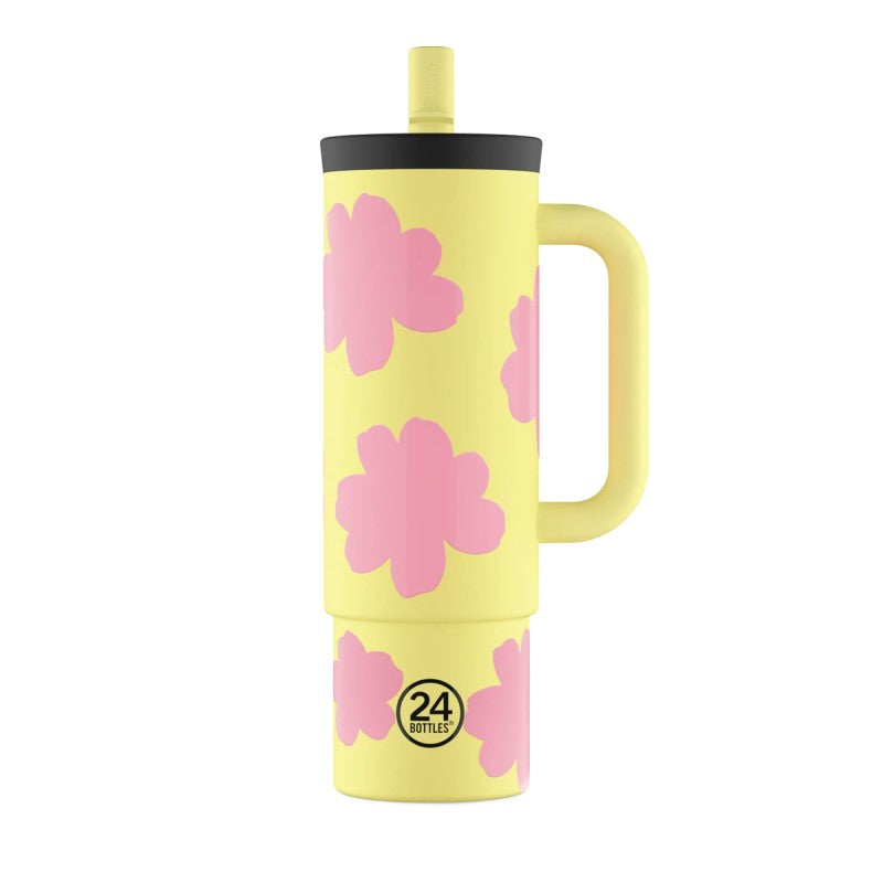 24BOTTLES STRAW CUP 800ML DAYDREAMING YELLOW - Beauty Bar