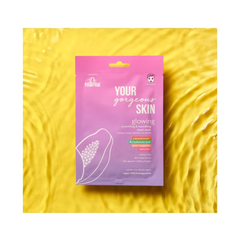 DR. PAWPAW YOUR SKIN GLOWING SHEET MASK - Beauty Bar