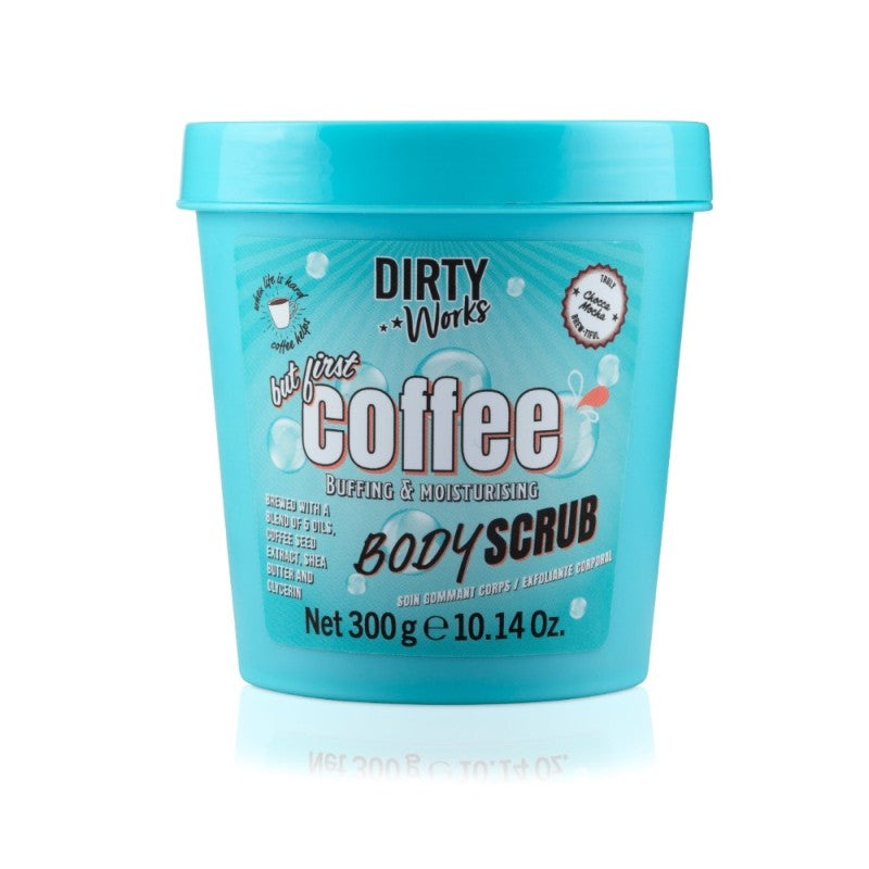 DIRTY WORKS BUT FIRST COFFEE BODY SCRUB 300GR - Beauty Bar