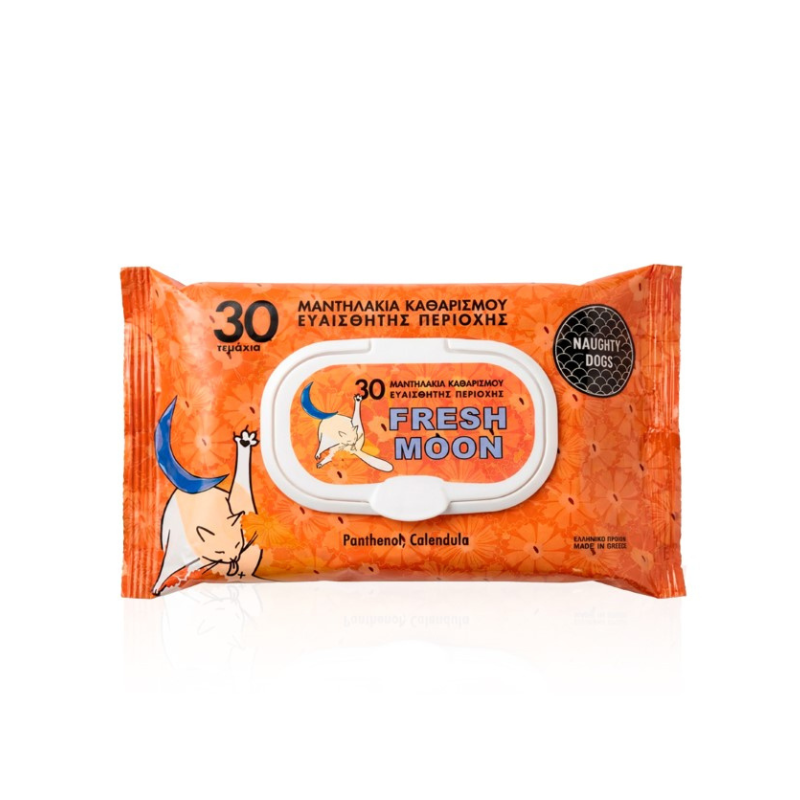 NAUGHTY DOGS INTIMATE WIPES FRESH MOON
