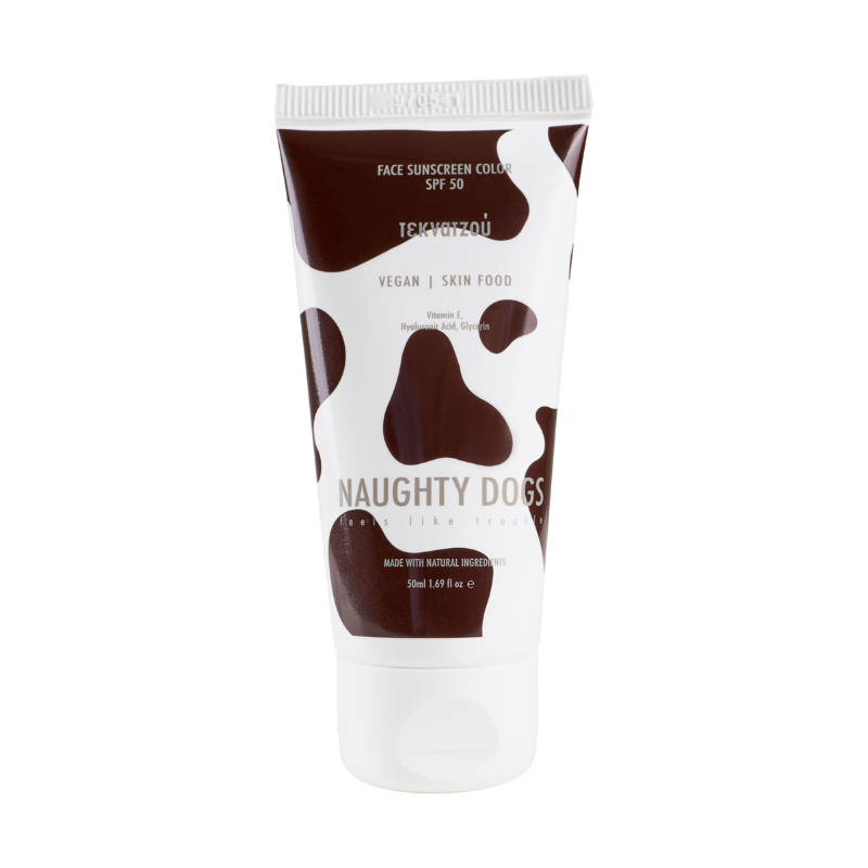 NAUGHTY DOGS FACE SUNSCREEN COLOR ΤΕΚΝΑΤΖΟΥ 50ML