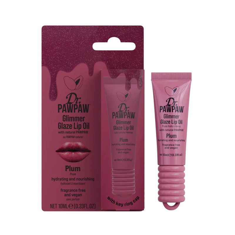 DR. PAW PAW GLIMMER GLAZE-PLUM LIP OIL 10ML - Beauty Bar