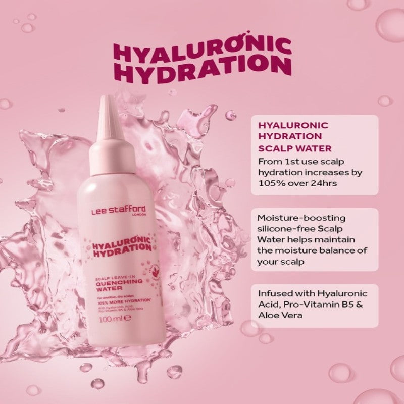 LEE STAFFORD HYALURONIC HYDRATION HAIR QUENCHING SCALP WATER 100ML