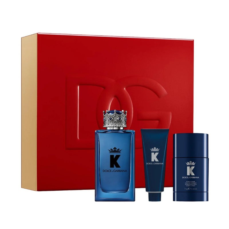 D&G K EDP 100ML & DEO 75ML & SHOWER GEL 50ML SET