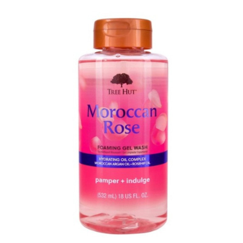 TREE HUT GEL WASH MOROCCANROSE 532ML - Beauty Bar