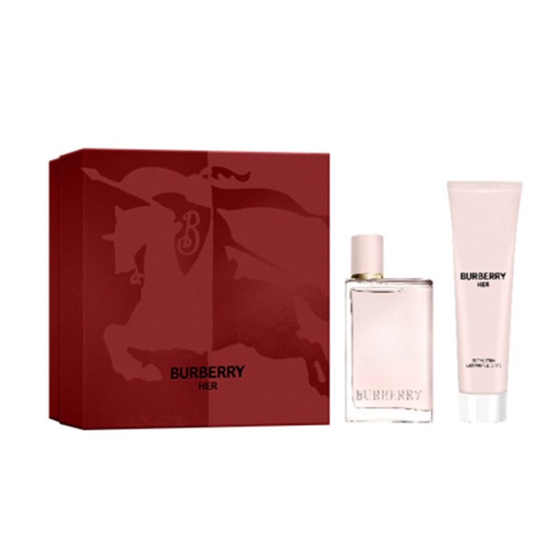 BURBERRY HER EDP 50ML & BODY LOTION 75ML SET - Beauty Bar
