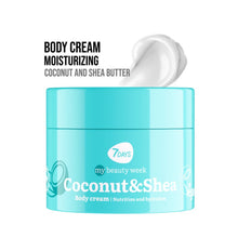 Load image into Gallery viewer, 7DAYS NUTRITION & HYDRATION COCONUT & SHEA BODY CREAM 250ML - Beauty Bar