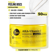 Load image into Gallery viewer, 7DAYS EXFOLIATING PEELING PADS - 50PCS - Beauty Bar