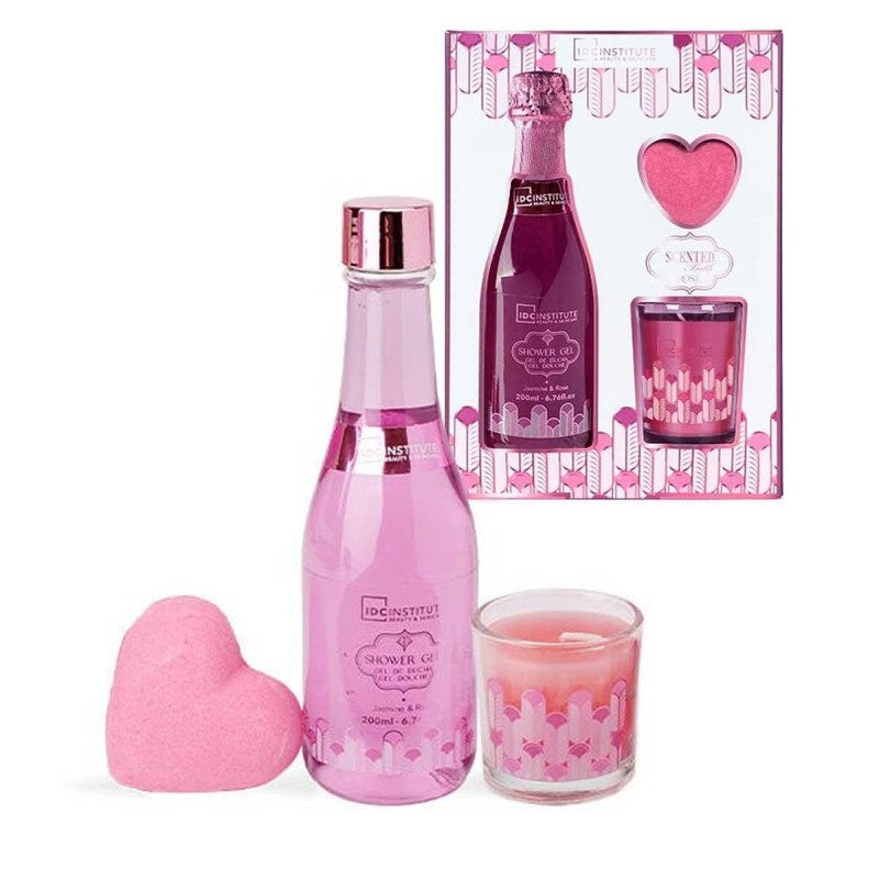IDC INSTITUTE SCENTED BATH ROSE PERFECT GLOW DUO