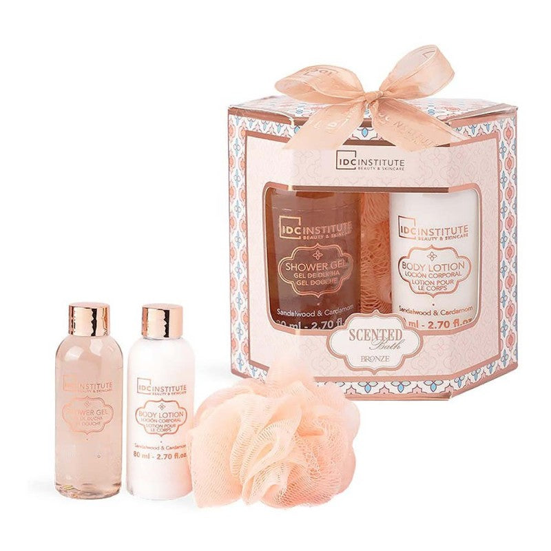 IDC INSTITUTE SCENTED BATH BRONZE BATHING RITUALS 3PCS