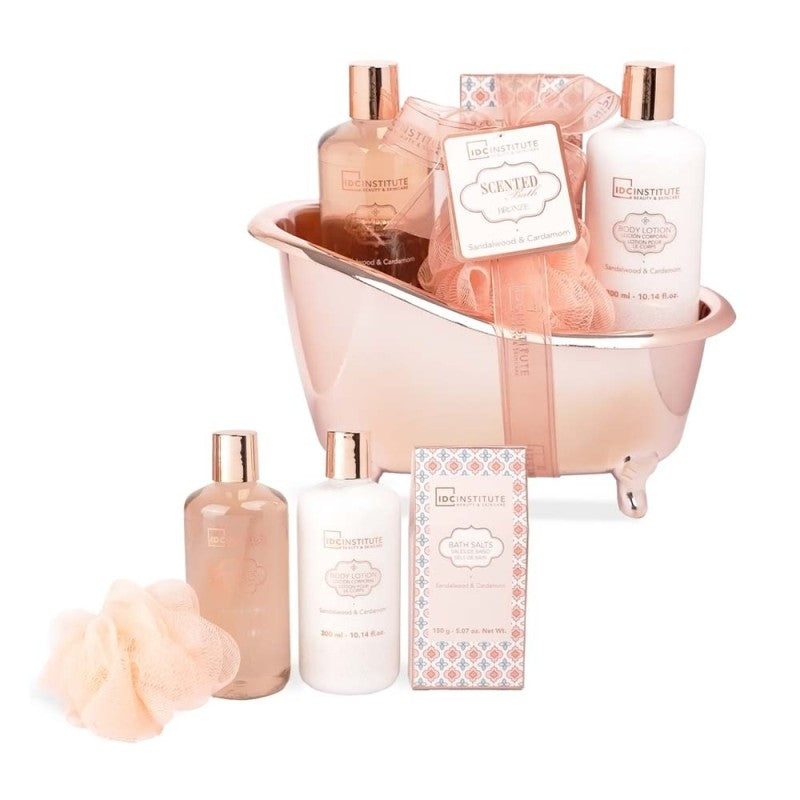 IDC INSTITUTE SCENTED BATH BRONZE BATHTUB 4PCS