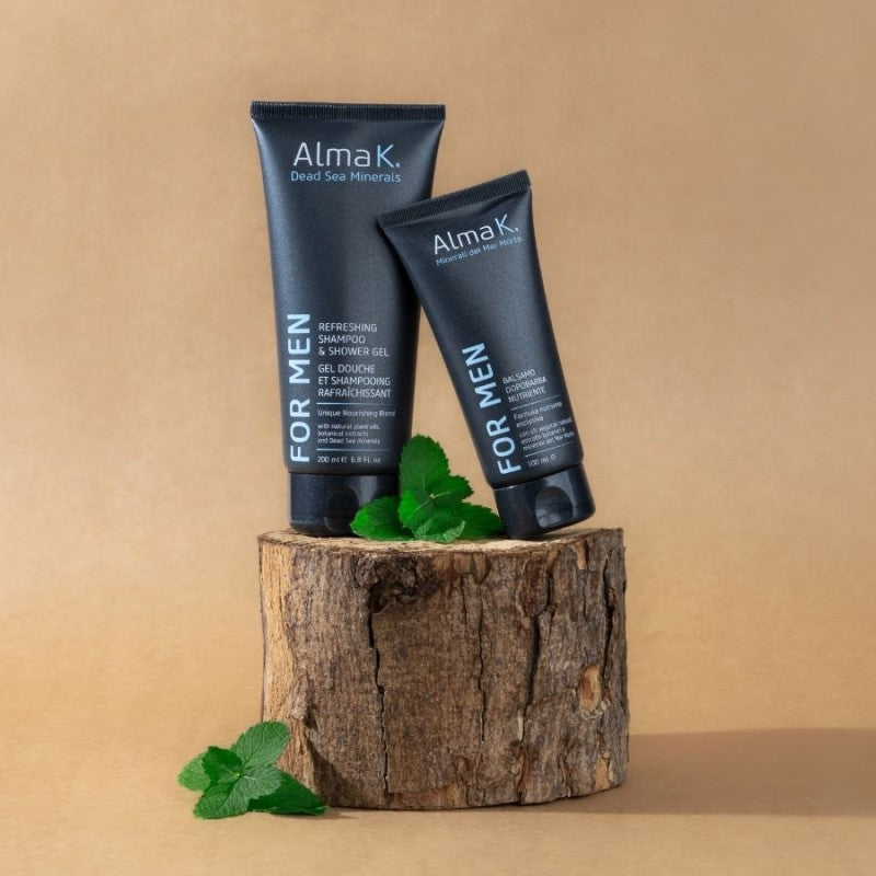 ALMA K MEN REFRESHING SHAMPOO & SHOWER GEL - Beauty Bar