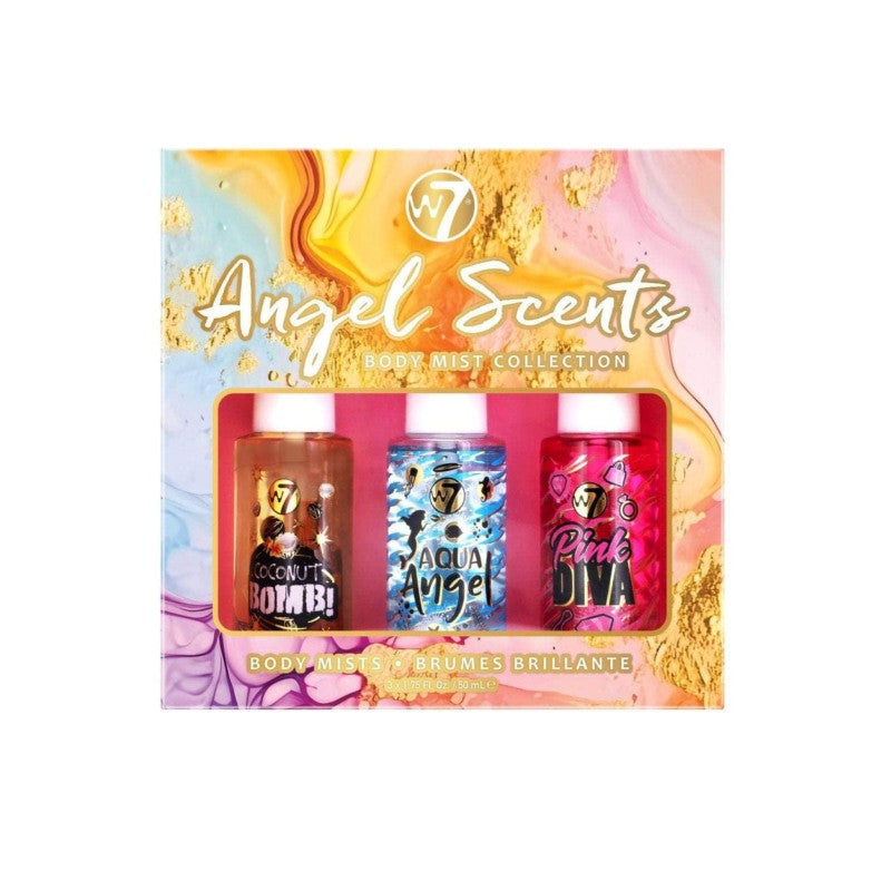 W7 ANGEL SCENTS TRIO BODY MIST COLLECTION-3X50ML - Beauty Bar