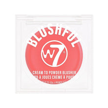 Load image into Gallery viewer, W7 BLUSHFUL CREAM TO POWDER BLUSHER AVAILABLE IN 4 SHADES - Beauty Bar