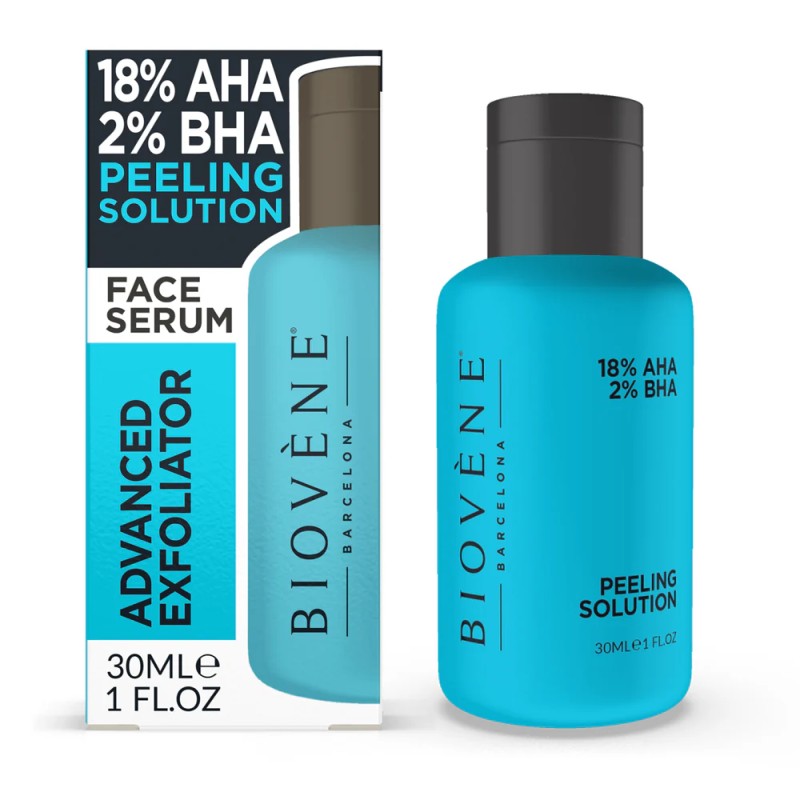 BIOVENE PEELING SOLUTION 18% AHA & 2% BHA FACIAL SERUM 30ML - Beauty Bar