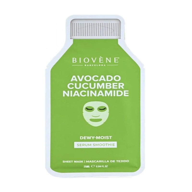 BIOVENE AVOCADO CUCUMBER & NIACINAMIDE DEWY FACE MASK