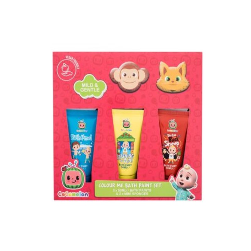 CORSAIR COCOMELON COLOR 3X50ML BATH PAINT & 2 SPONGES 24 - Beauty Bar