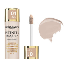 Load image into Gallery viewer, DERMACOL INFINITY FOUNDATION AND CONCEALER-AVAILABLE IN 4 SHADES - Beauty Bar