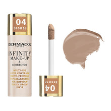 Load image into Gallery viewer, DERMACOL INFINITY FOUNDATION AND CONCEALER-AVAILABLE IN 4 SHADES - Beauty Bar