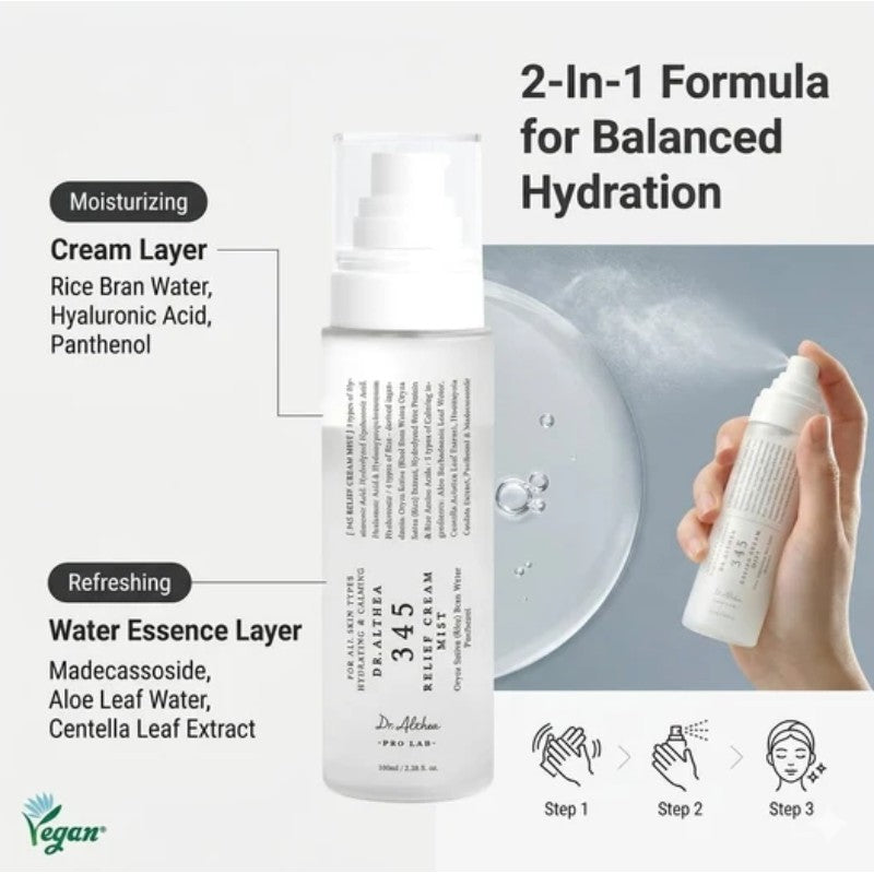 DR.ALTHEA 345 RELIEF CREAM MIST 100ML
