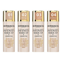 Load image into Gallery viewer, DERMACOL INFINITY FOUNDATION AND CONCEALER-AVAILABLE IN 4 SHADES - Beauty Bar