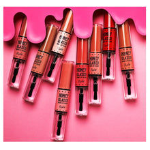 Load image into Gallery viewer, RUDE HONEY GLAZED SHINE LIP COLOUR - AVAIALABLE IN 8 SHADES - Beauty Bar