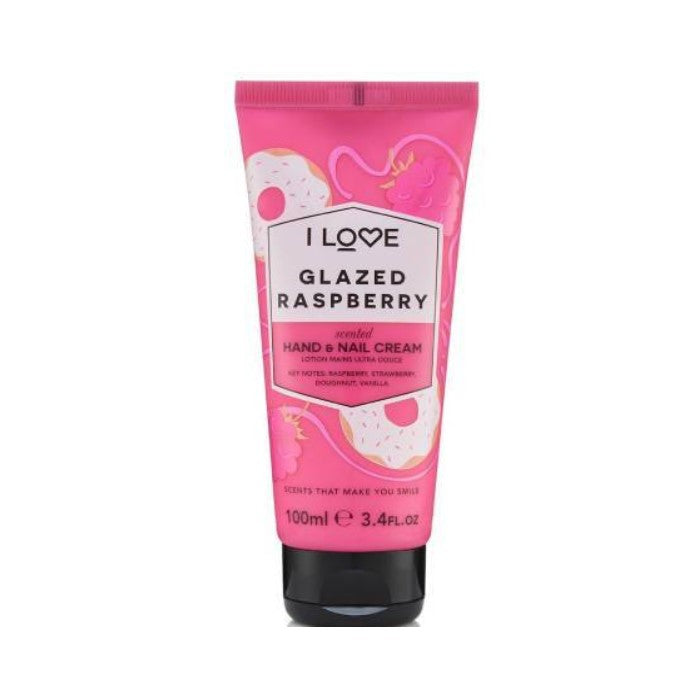 I LOVE SIGNATURE GLAZED RASBERRY HAND&NAIL CREAM 100ML - Beauty Bar