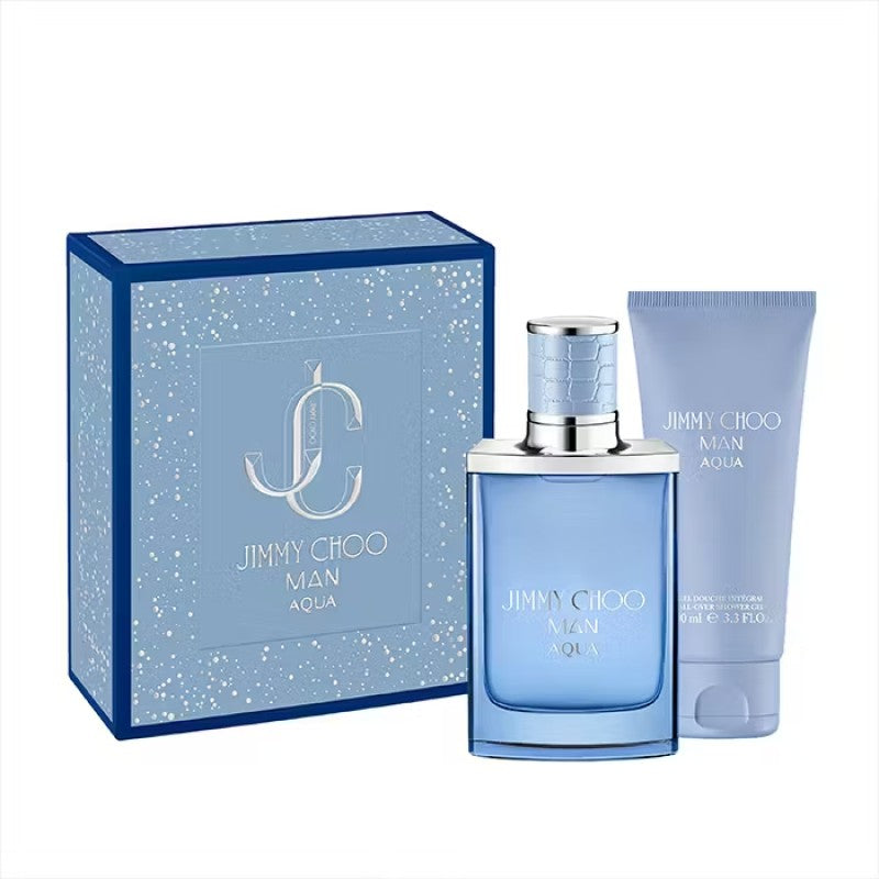 JIMMY CHOO MAN AQUA EDT 50ML SET - Beauty Bar