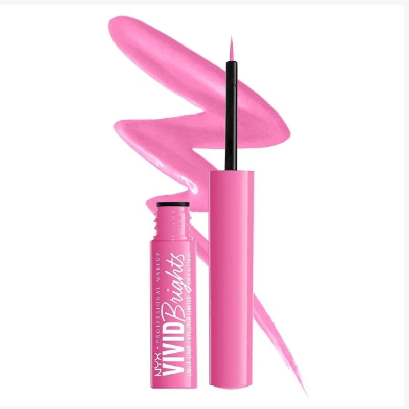 NYX VIVID BRIGHT LIQUID EYELINER DON'ET PINK TWIC - Beauty Bar