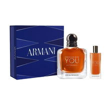 Load image into Gallery viewer, GIORGIO ARMANI STRONGER WITH YOU INTENSLY EDP 100ML & EDP 15ML SET - Beauty Bar
