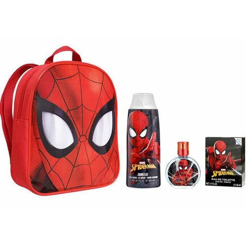 AIRVAL SPIDER-MAN BACKPACK+EDT 50ML+SHOWER GEL 300ML SET - Beauty Bar