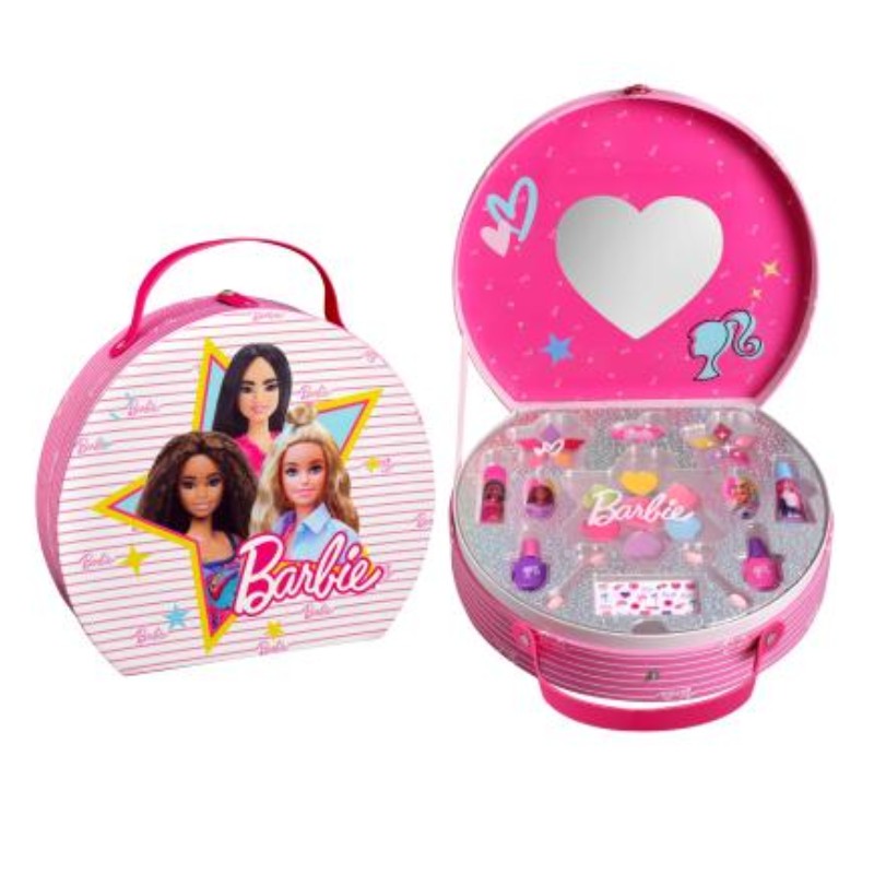 AIRVAL BARBIE ROUND MAKEUP CASE - Beauty Bar