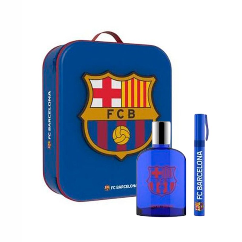 AIRVAL FC BARCELONA PREMIUM TOILETRY BAG+EDT 100ML