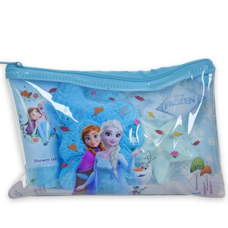 AIRVAL FROZEN BATH TOILETRY BAG SHOWER GEL+BATH BOMB+SPONGE SET - Beauty Bar