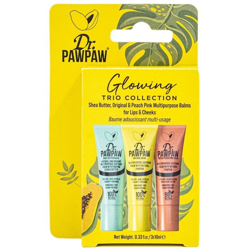 DR.PAWPAW GLOWING TRIO COLLECTION BALM 3X10ML - Beauty Bar