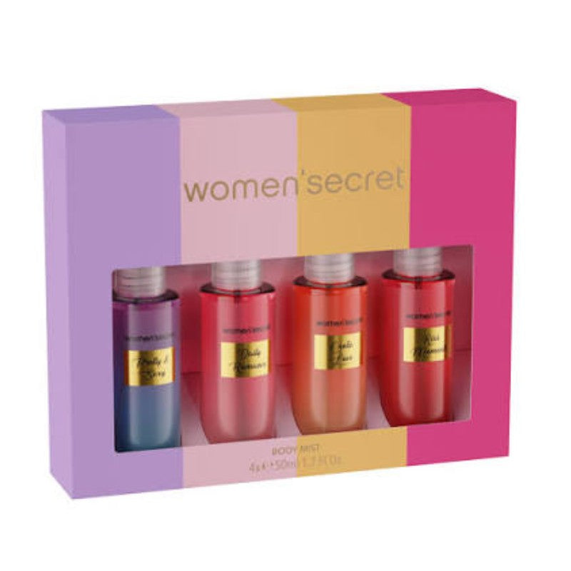 WOMEN SECRET 4 BODY MISTS 50ML