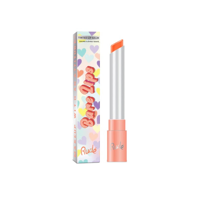 RUDE BARE LIPS TINTED LIP BALM AVAILABLE IN 4 SHADES - Beauty Bar