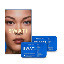 Load image into Gallery viewer, SWATI SAPPHIRE - 1 MONTH LENSES - Beauty Bar