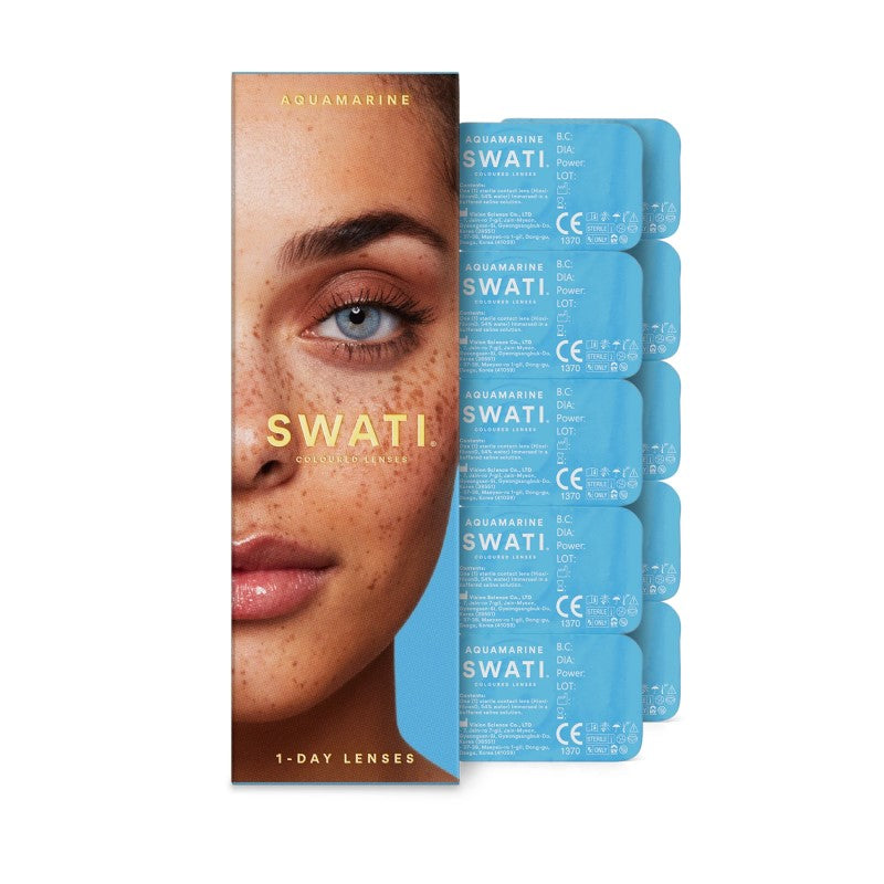 SWATI AQUAMARINE - 1 DAY LENSES - Beauty Bar