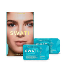 Load image into Gallery viewer, SWATI TURQUOISE - 1 MONTH LENSES - Beauty Bar 
