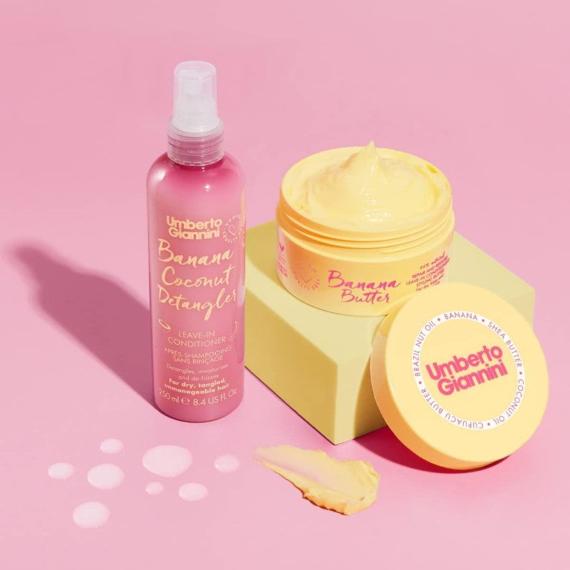 UMBERTO GIANNINI BANANA COCONUT DETANGLER CONDITIONER 250ML - Beauty Bar
