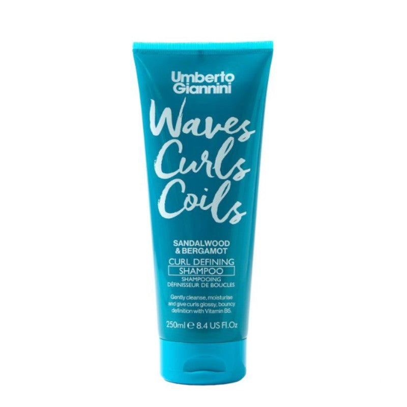 UMBERTO GIANNINI MEN WAVES CURLS&COILS SANDALWOOD BERGAMOT SHAMPOO 250ML