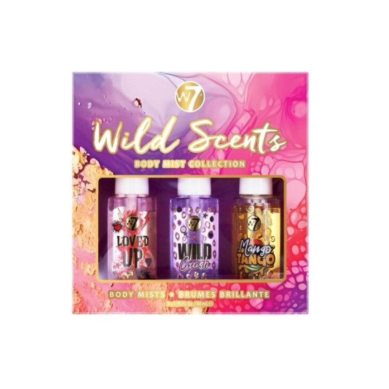 W7 WILD SCENTS TRIO BODY MIST COLLECTION-3X50ML - Beauty Bar