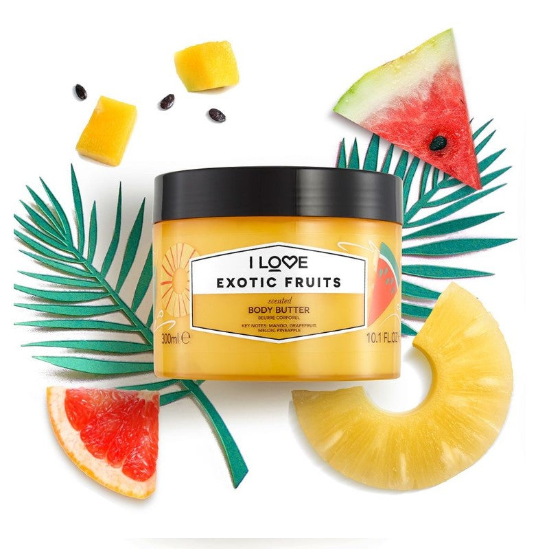 I LOVE SIGNATURE GLAZED EXOTIC FRUITS BODY BUTTER 300ML - Beauty Bar