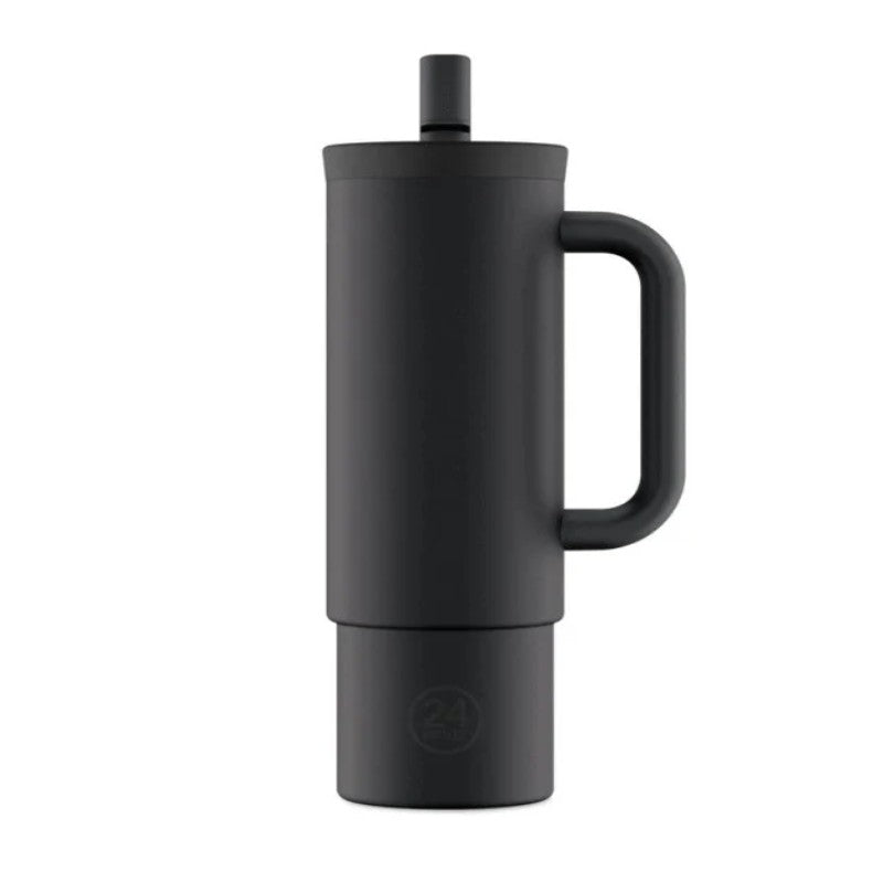 24BOTTLES STRAW CUP 800ML TUXEDO BLACK - Beauty Bar