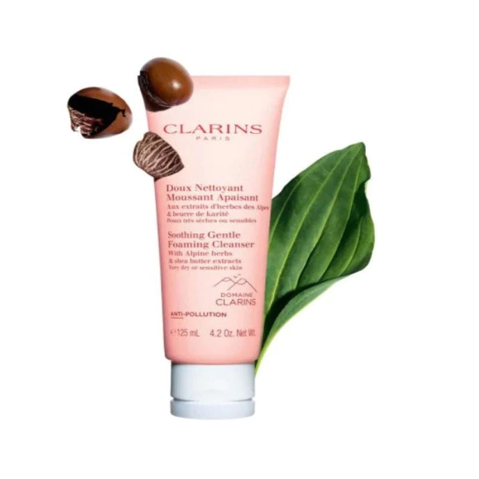 CLARINS SOOTHING FOAMING CLEANSER 125ML - Beauty Bar 