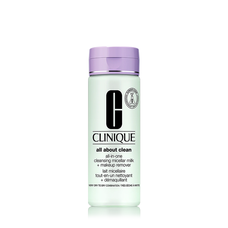 CLINIQUE ALL-IN-ONE CLEANSING MICELLAR MILK + MAKEUP REMOVER - VERY DRY TO DRY COMBINATION SKIN - 200ML - Beauty Bar