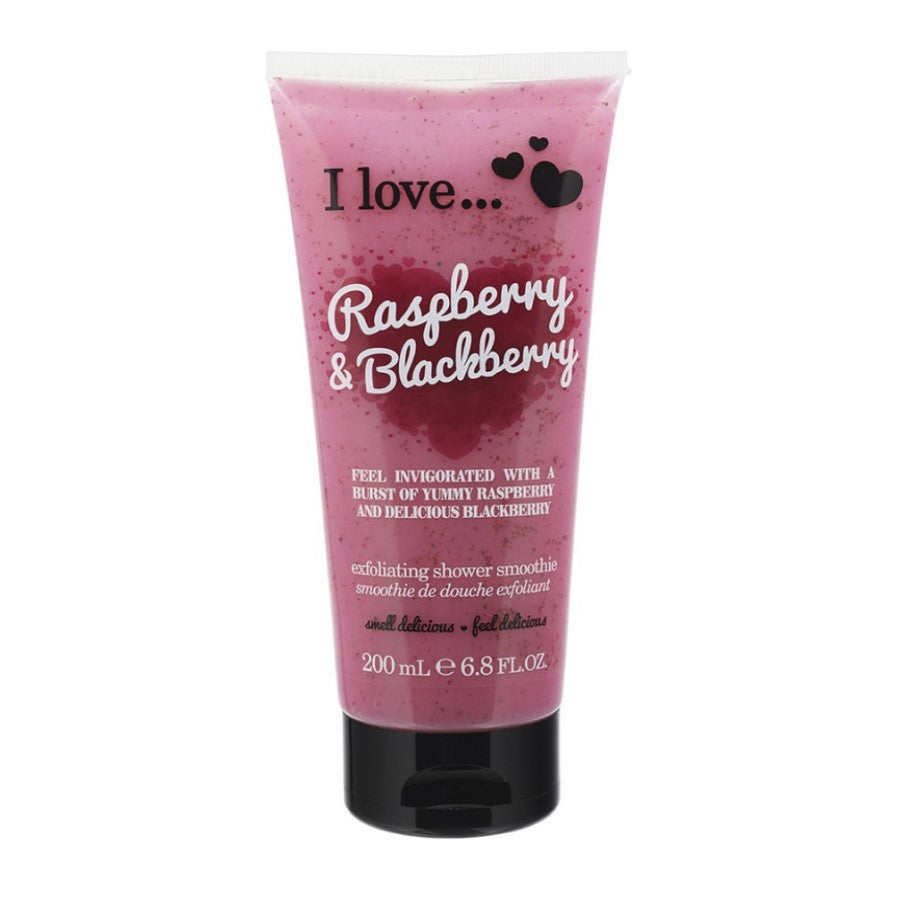 I LOVE RASBERRY & BLACKBERRY SHOWER SMOOTHIE SCRUB 200ML - Beauty Bar