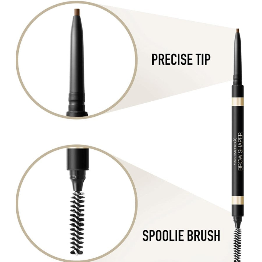 MAX FACTOR BROW SHAPER EYEBROW PENCIL - AVAILABLE IN 3 SHADES - Beauty Bar Cyprus
